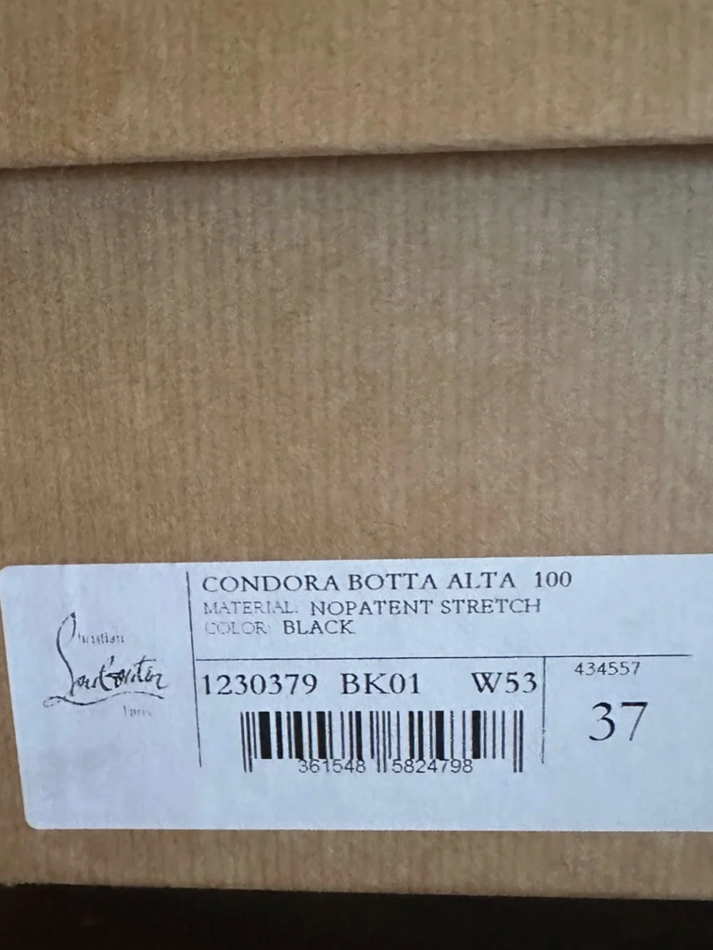 Christian Louboutin CONDORA BOTTA ALTA 100 over the knee boots RETAIL 2995
